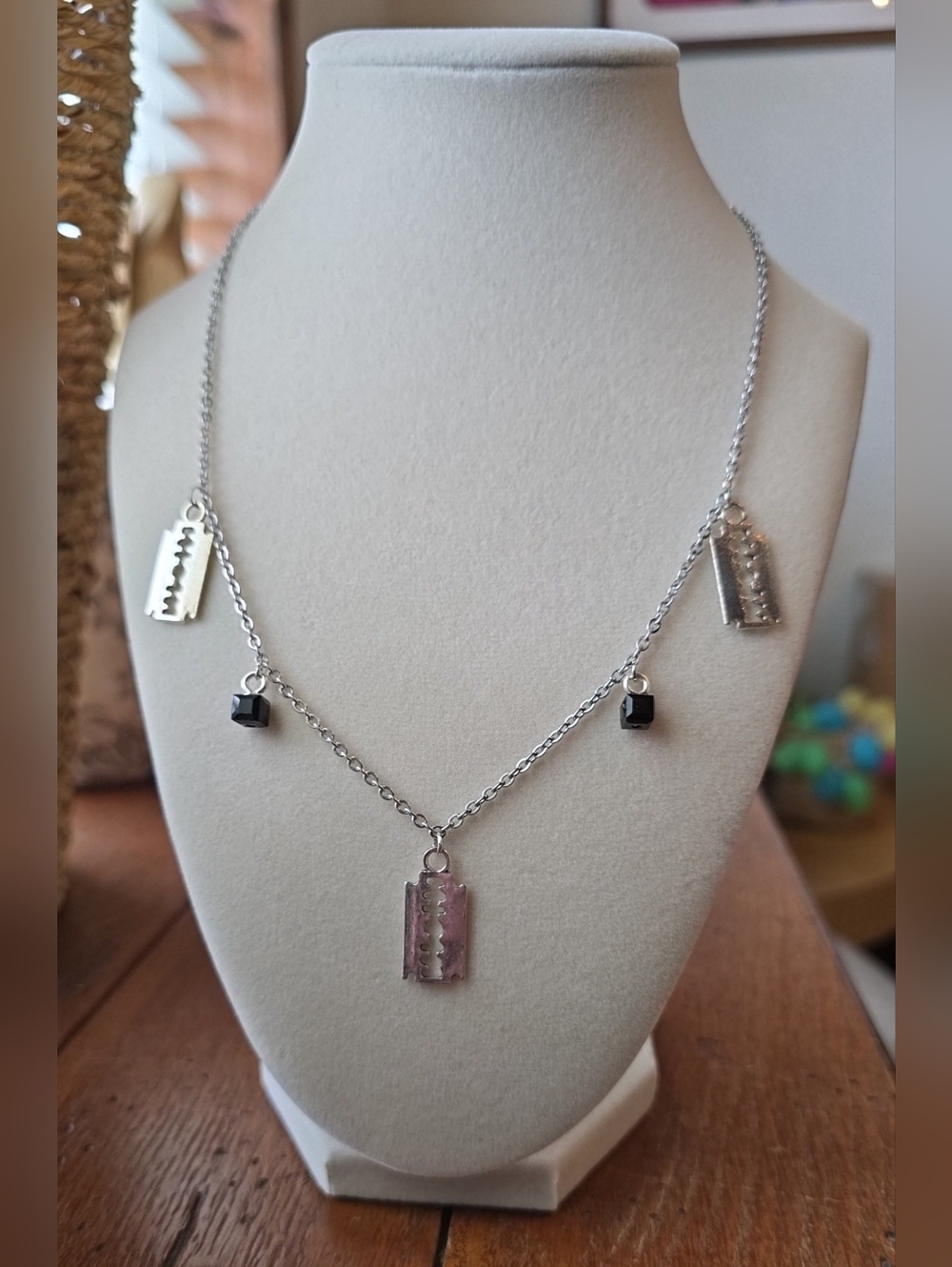 Razor Blade Necklace 🖤
